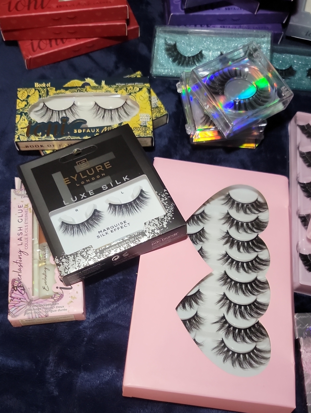 New Lashes More Then 60 Pairs And 10 Glues - Picture 4 of 7